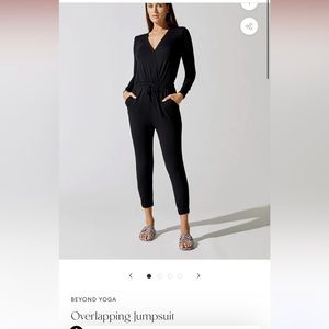 Beyond Yoga overlapping jumpsuit